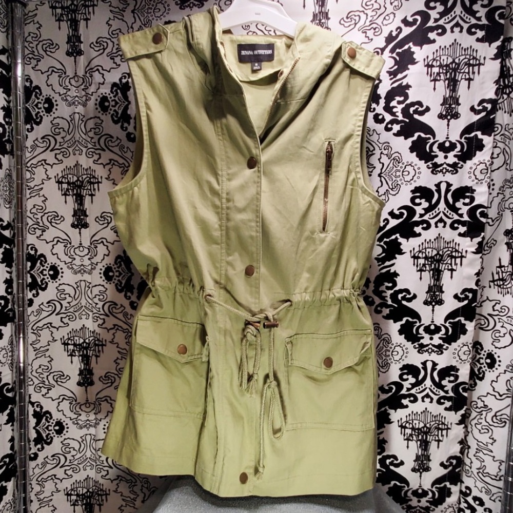 ZENANA OUTFITTERS Sleeveless Utility Coat